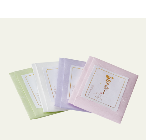 「いのちのだし」和紙個袋1包10g×2入り￥350（税別）